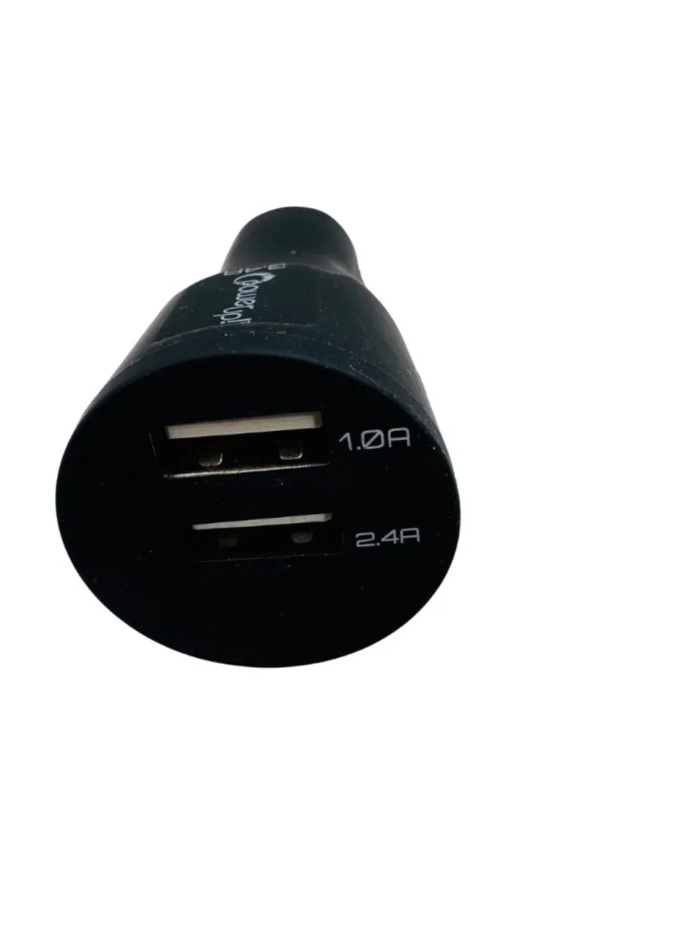 PowerUp Dual USB Car Charger 3.4A Black Compact Design For Fast Charging Devices